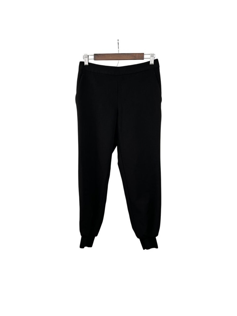 Express Womens Black Jogger Dress Pants Pull On Size Small Pockets